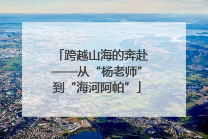 跨越山海的奔赴——从“杨老师”到“海河阿帕”