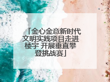 金心金意新时代文明实践项目走进楼宇 开展垂直攀登挑战赛