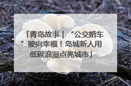 青岛故事｜“公交婚车”驶向幸福！岛城新人用低碳浪漫点亮城市