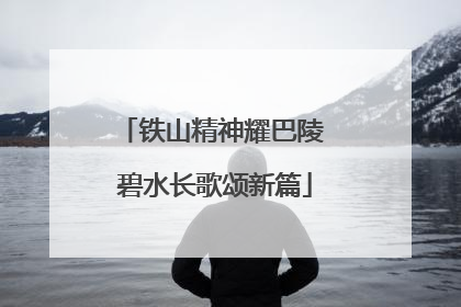 铁山精神耀巴陵 碧水长歌颂新篇