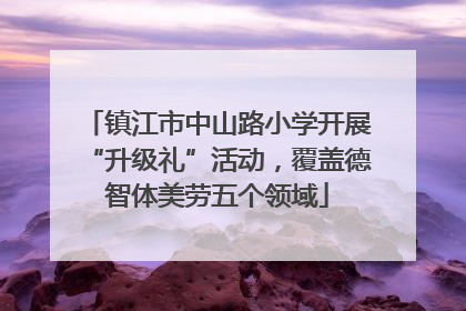 镇江市中山路小学开展“升级礼”活动，覆盖德智体美劳五个领域