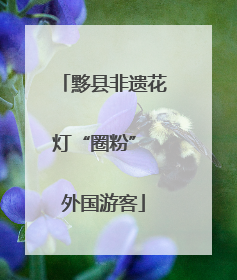 黟县非遗花灯“圈粉” 外国游客