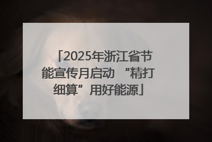 2025年浙江省节能宣传月启动 “精打细算”用好能源