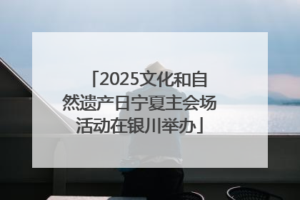 2025文化和自然遗产日宁夏主会场活动在银川举办
