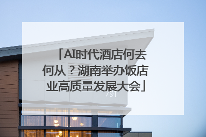 AI时代酒店何去何从？湖南举办饭店业高质量发展大会