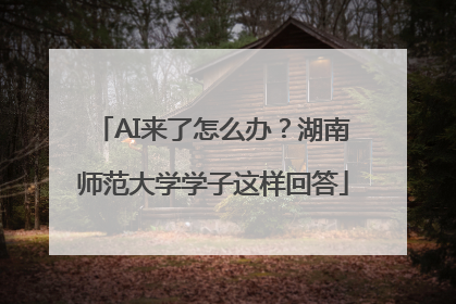 AI来了怎么办？湖南师范大学学子这样回答