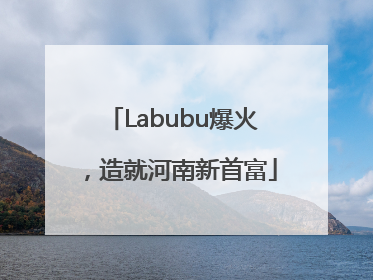 Labubu爆火，造就河南新首富