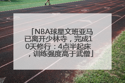 NBA球星文班亚马已离开少林寺，完成10天修行：4点半起床，训练强度高于武僧